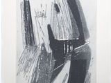 an image of a black and white drawing of a building