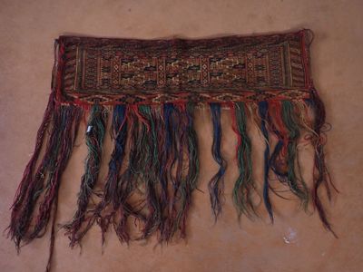 Sacoche de transport, nouée main, dimensions sans les frange…