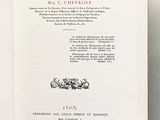 an open book with a picture of a man riding a horse