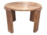 an image of a wooden table with two legs on a white background