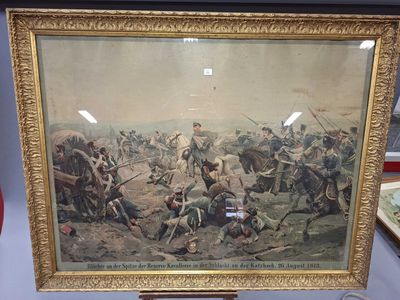 KNOTEL : BLUCHER an der Spitze der Reserve Kavallerie in der…