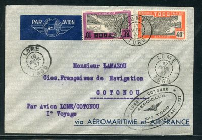 une image représentant une carte postale sur laquelle figure un avion