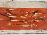 une image d'un tableau sur le mur d'un bâtiment