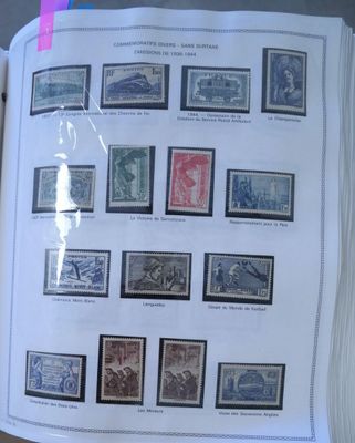 a book with a bunch of stamps on it
