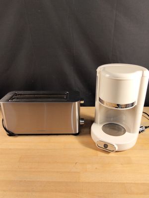 Lot de grille-pain et cafetière