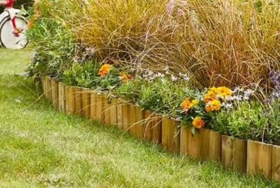 Lot de 10 Bordures CALA , enroulées, Pin sylvestre traité au…