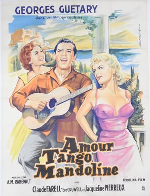 AFFICHE - « Amour, tango, mandoline ».