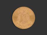 an image of a gold coin on a black background