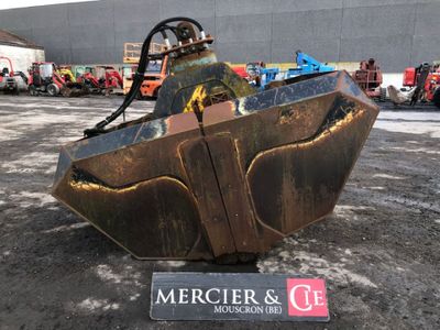 BENNE PRENEUSE HYDRAULIQUE - DIMENSIONS : 1500MM / 2200MM  - Tva récup - Photo 1