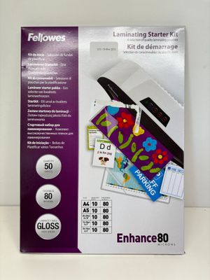 KIT DE DEMARRAGE FELLOWES ENHANCE 80 MICRONS - TVA Récupérab…