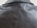 a close up of a leather jacket on a mannequin mannequin mannequin mannequin mannequin mannequin mannequin