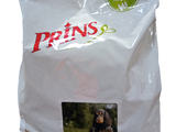 a bag of dog food sitting on a table