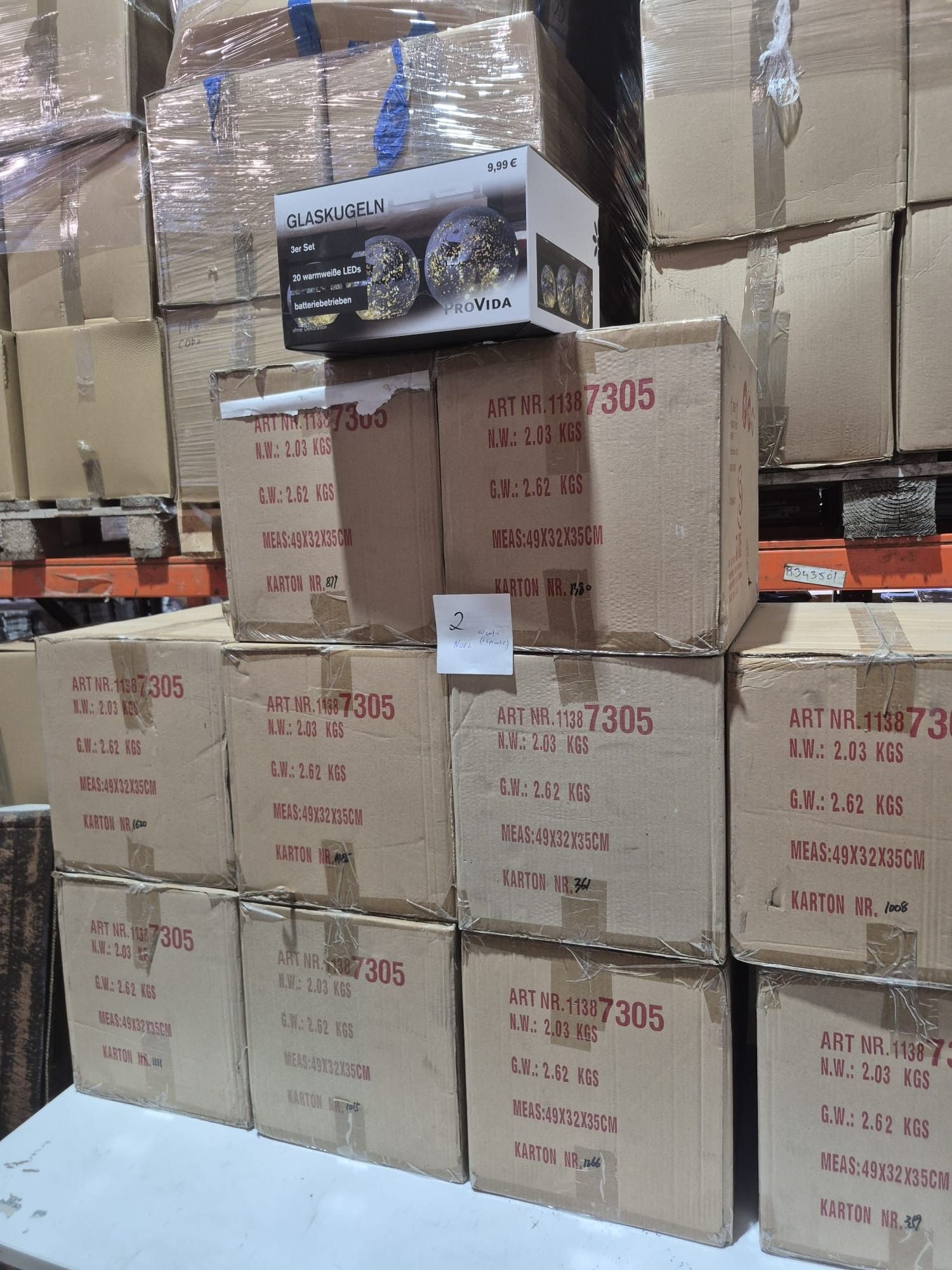 Lot de 10 cartons de 4 pièces, soit 40 pièces neuves.