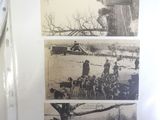 three pictures of people on a boat in the water