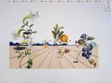 une image d'un tableau de fruits sur une table