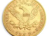 an image of a gold coin with an eagle on it