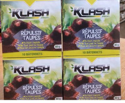 Lot de 72 boîtes répulsif taupe