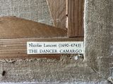 a picture of a piece of fabric with a label on it