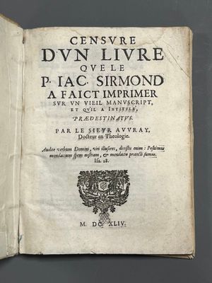 an open book with a black and white title on it