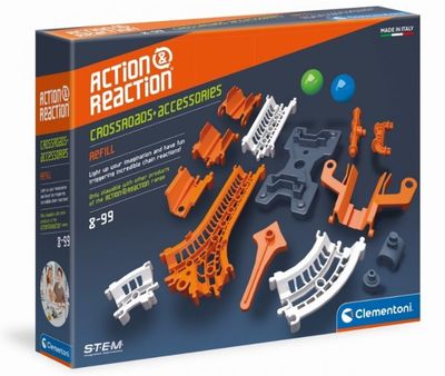 une image représentant une boîte de jeux de construction sur le thème de l'action et de la réaction