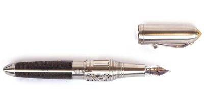 two pens that are sitting next to each other