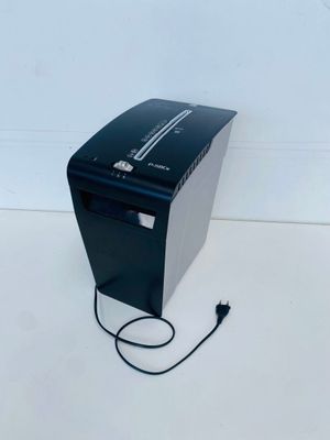 a black desktop computer sitting on a white surface