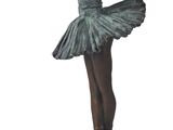 statue of a ballerina in a tutu on a black base
