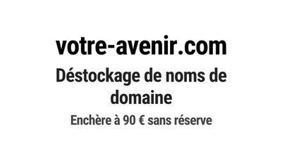 Nom de domaine votre-avenir.com.