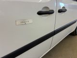 a white car with a sticker on the side of it