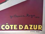 a sign that says tacote dazur on the side of a building