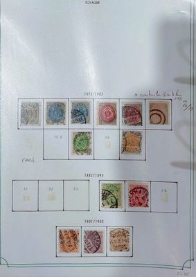 a picture of a sheet of paper with stamps on it