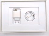 a picture of a white box with a charger on it