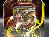 a close up of a box of pokemon trading card game