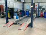 an image of a garage with a lot of equipment in it