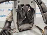 a close up of a motorcycle with a seat in the back