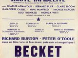 a poster advertising the movie ' s opening at the cinema gaumont in paris