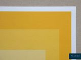 an image of a piece of paper with yellow and white squares on it