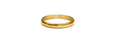 an image of a gold wedding ring on a white background