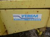 a close up of a yellow box with a sticker on it