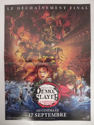 une affiche du film « Demon Slayer »