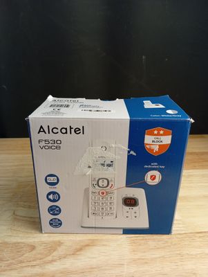 Lot: téléphone fixe Alcatel, earpods lightning connector, wi…
