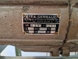 a close up of a machine with a label on it
