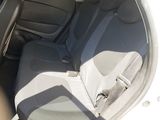 a seat in the back of a car that is empty