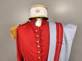 a close up of a uniform on a mannequin mannequin