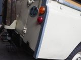 a truck that is parked in a garage