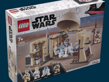 a box with a lego star wars set inside of it