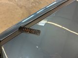 a sticker on the hood of a car that says
