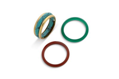 Bague anneaux interchangeables Or 18k (750)