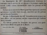 an old french newspaper with a black and white image of a man