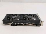 a close up of a video card on a white surface